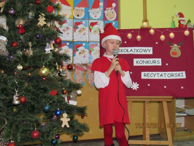 Mikolajkowy Konkurs Recytatorski 2018
