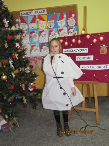 Mikolajkowy Konkurs Recytatorski 2018