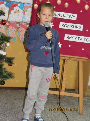 Mikolajkowy Konkurs Recytatorski 2018