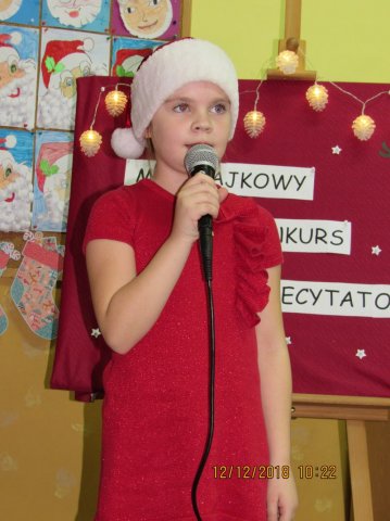 Mikolajkowy Konkurs Recytatorski 2018