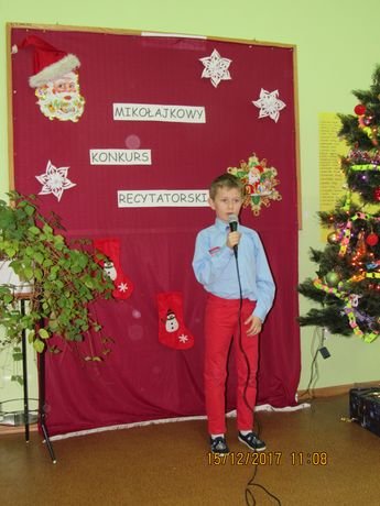 Mikołajkowy konkurs recytatorski 2017