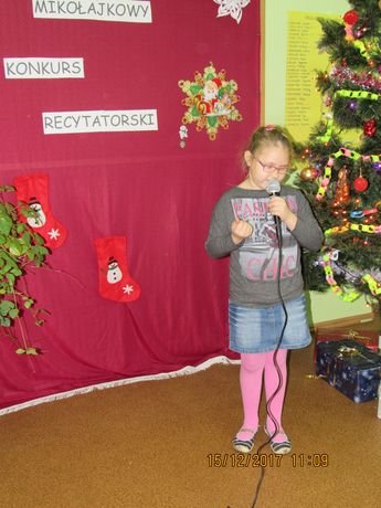 Mikołajkowy konkurs recytatorski 2017