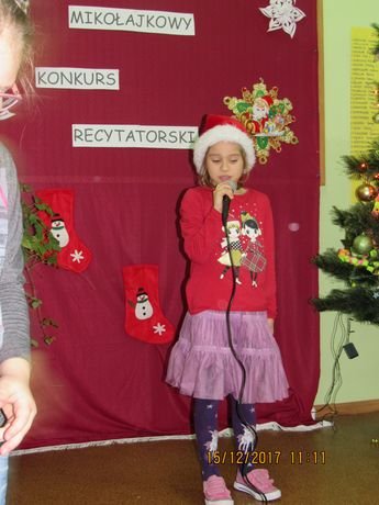 Mikołajkowy konkurs recytatorski 2017