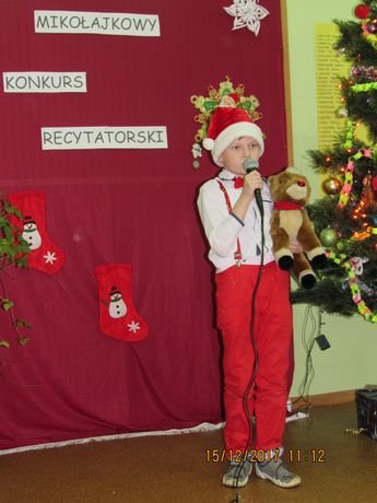 Mikołajkowy konkurs recytatorski 2017