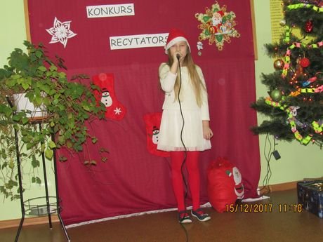 Mikołajkowy konkurs recytatorski 2017