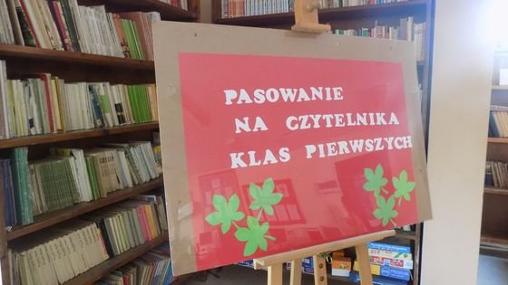Pasowanie na czytelnika 2018