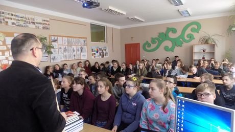 Spotkanie z panem Adamem Grzelakiem